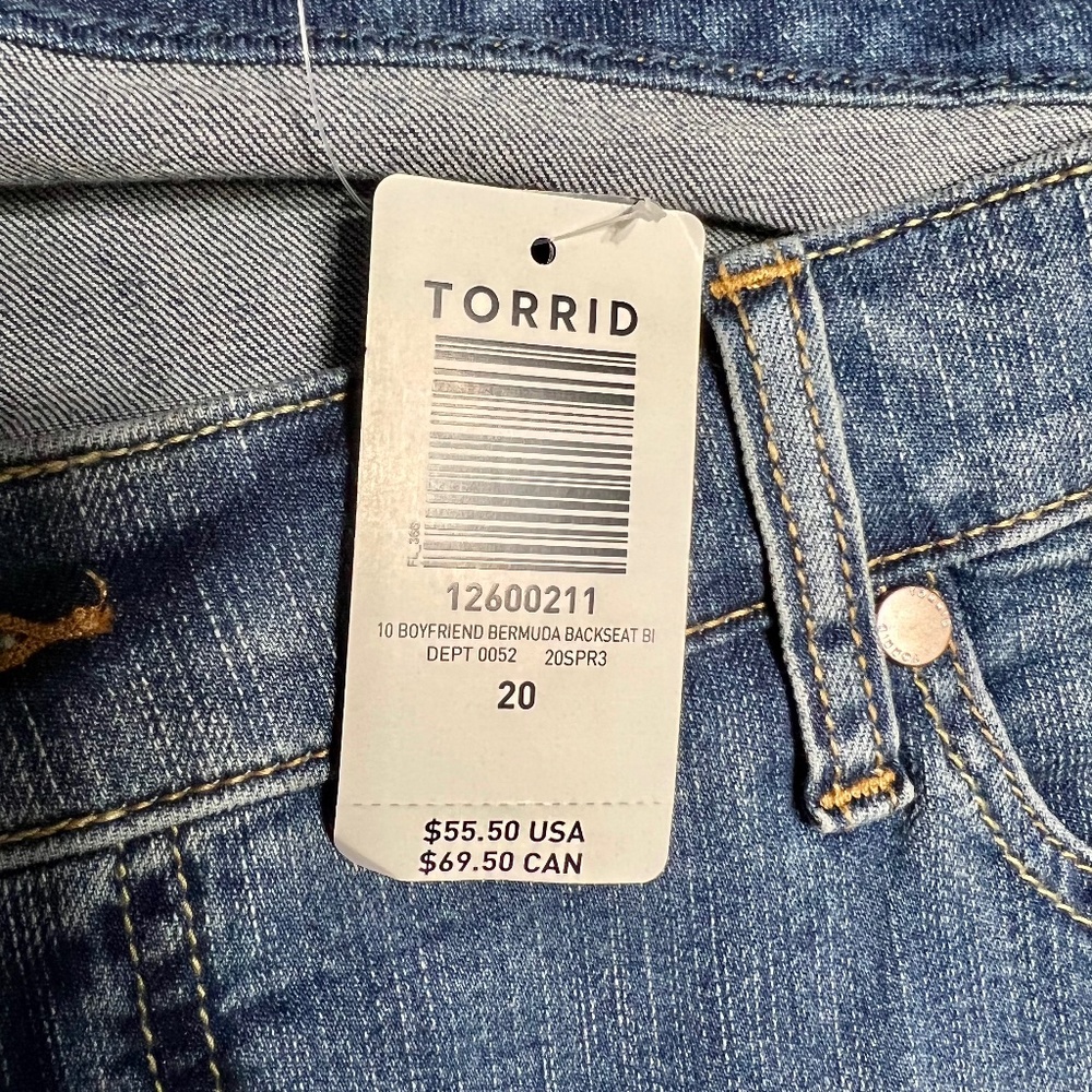 “Brand New” Torrid Jean Shorts